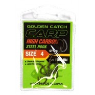 Рибальські гачки, GC Carp 1001, 6шт/уп, колір BN, розмір №4